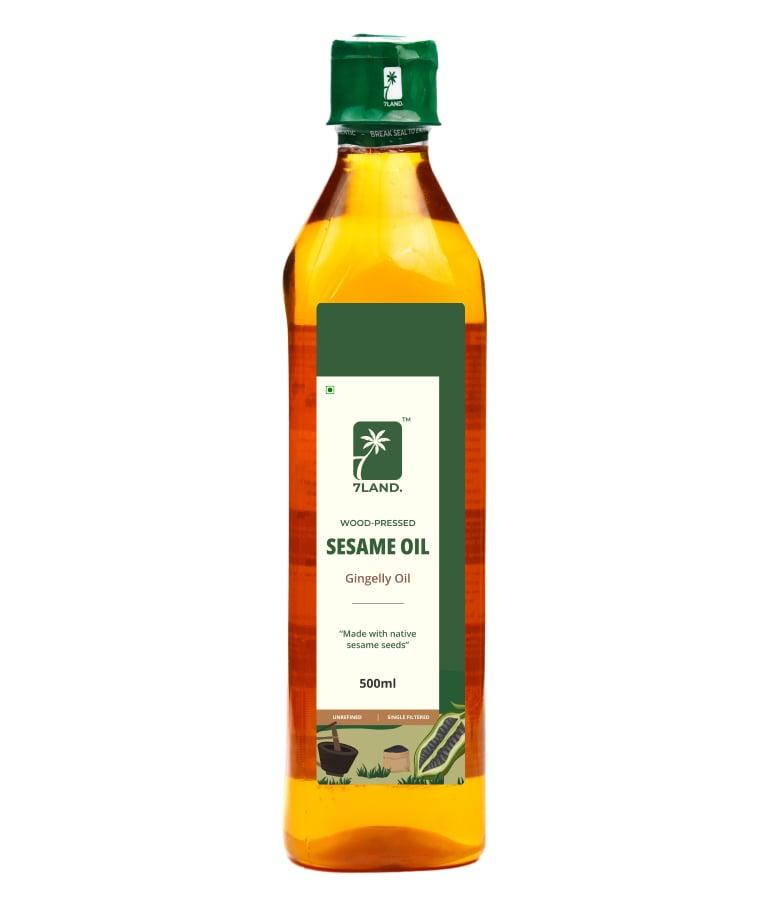 Wood-Pressed Sesame Oil – 500mL