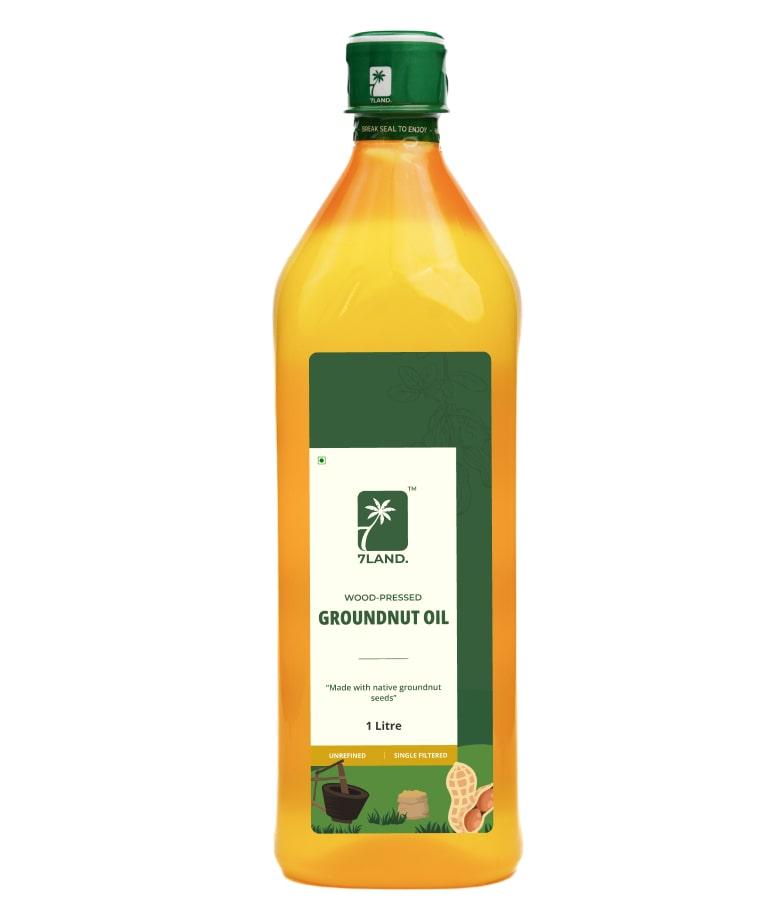 Wood-Pressed Groundnut Oil – 1 Litre