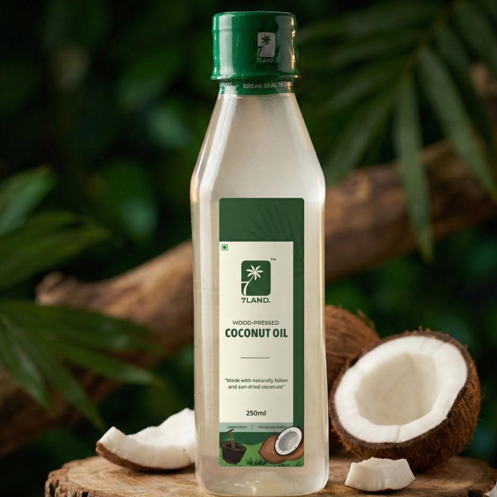 Wood-Pressed Coconut Oil – 250ml