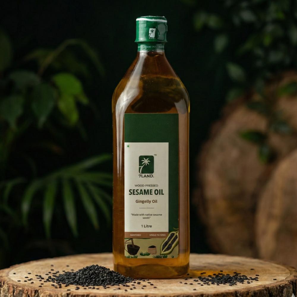 Wood-Pressed Sesame Oil – 500mL